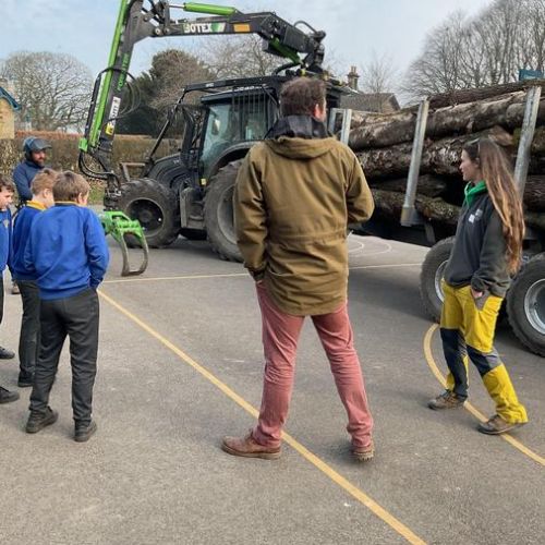 Sow, Grow & Farm - Chatsworth Forestry Team visit March 2025